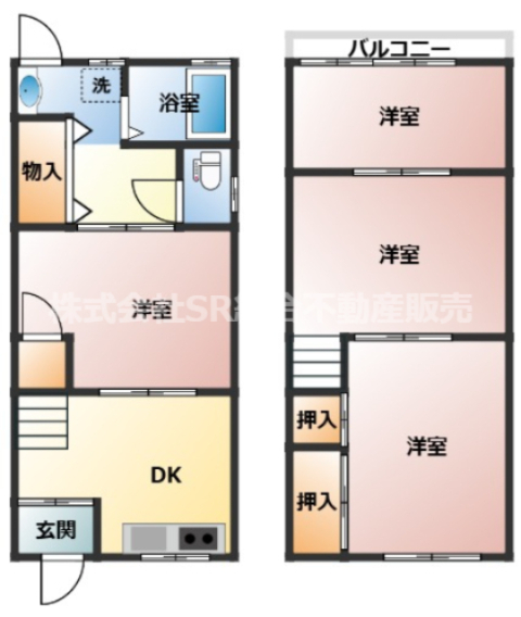 全室洋室にリフォームされて室内大変キレイです♪