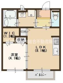 2階の間取り図