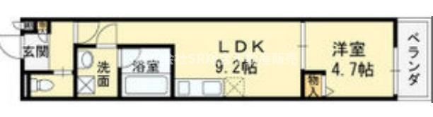 1階の間取り図