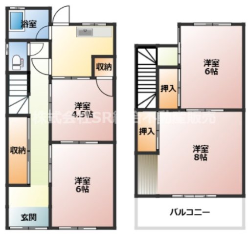 全室洋室の使いやすい4DKの間取りでファミリー様にオススメです！