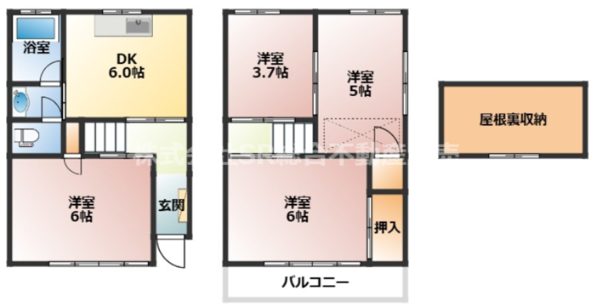 広々とした間取りでファミリー様にオススメです♪