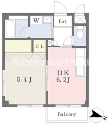 1階の間取り図
