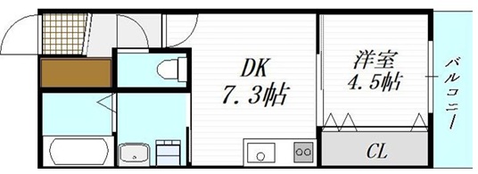 2階の間取り図