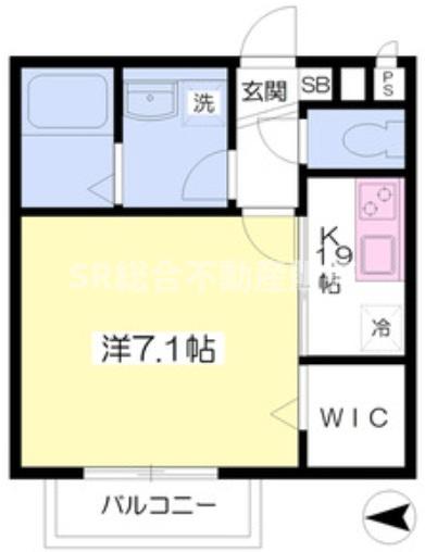 1階の間取り図