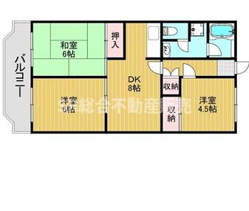 1階の間取り図