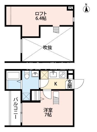 2階の間取り図