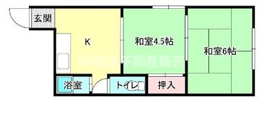 2階の間取り図