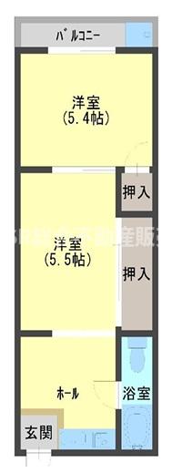 3階の間取り図