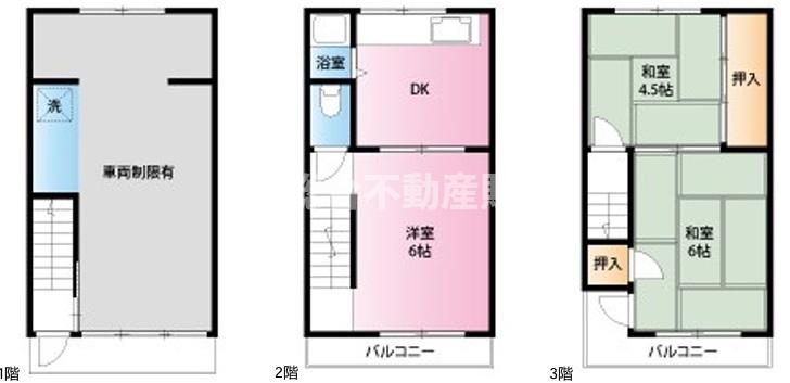 -階の間取り図