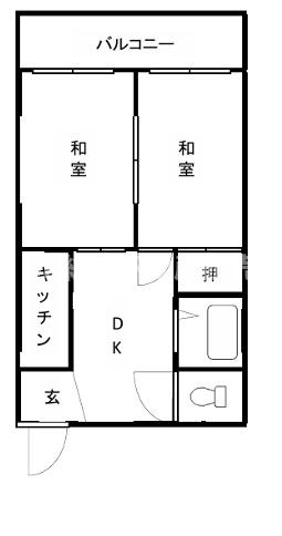 2階の間取り図