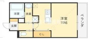 2階の間取り図