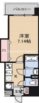 9階の間取り図