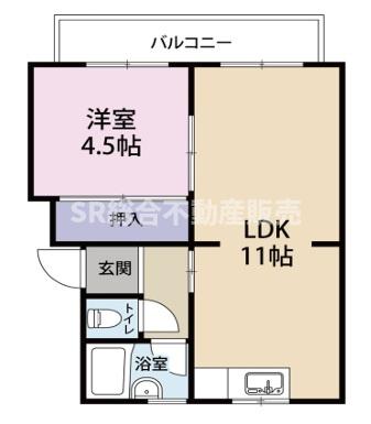3階の間取り図