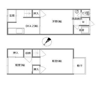1階の間取り図