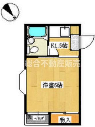 4階の間取り図