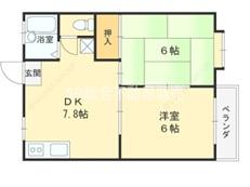 2階の間取り図