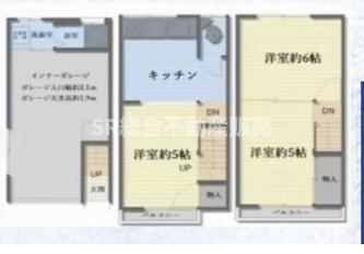-階の間取り図