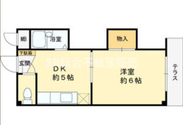 1階の間取り図