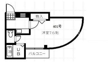 4階の間取り図