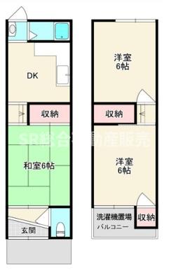 1階の間取り図