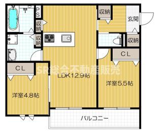 広めの間取りです！！