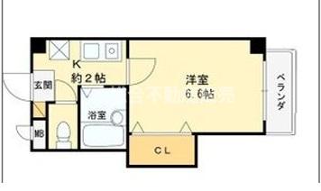 2階の間取り図
