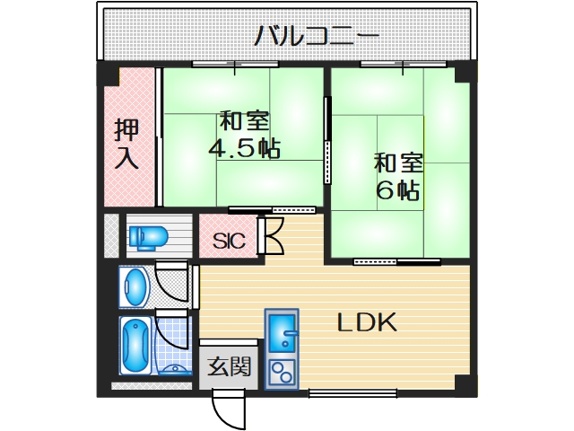 3階の間取り図