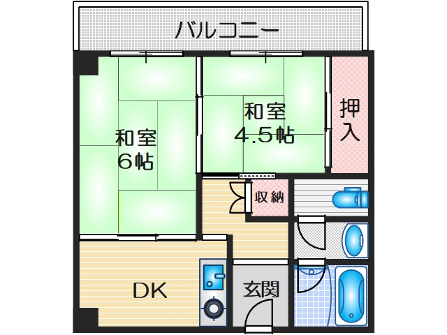 3階の間取り図