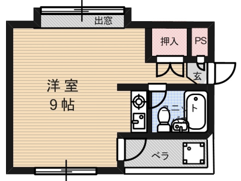 4階の間取り図