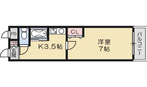 1階の間取り図