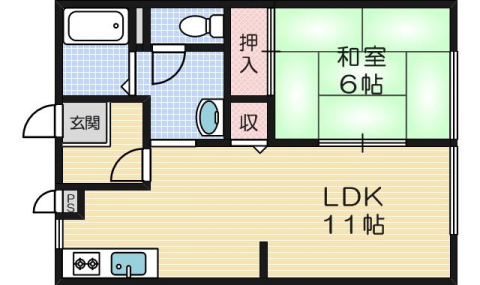 2階の間取り図