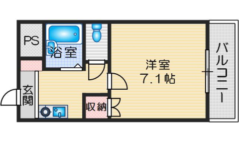 2階の間取り図