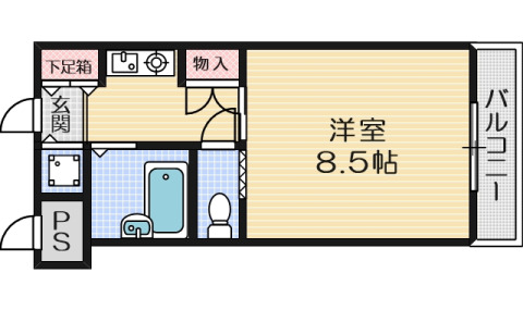 2階の間取り図