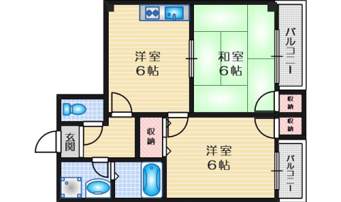 3階の間取り図