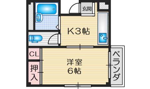 2階の間取り図