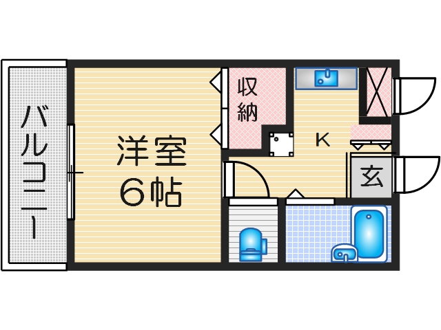 1階の間取り図