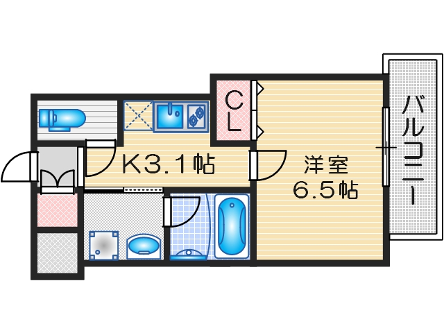 1階の間取り図