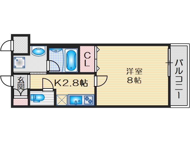 4階の間取り図