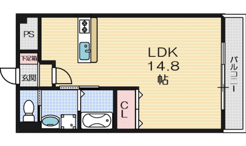 2階の間取り図