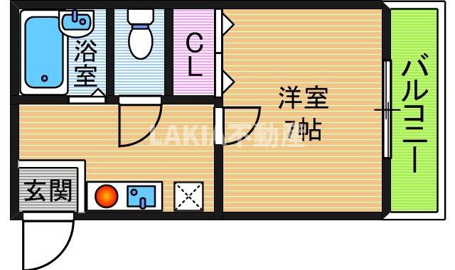 4階の間取り図