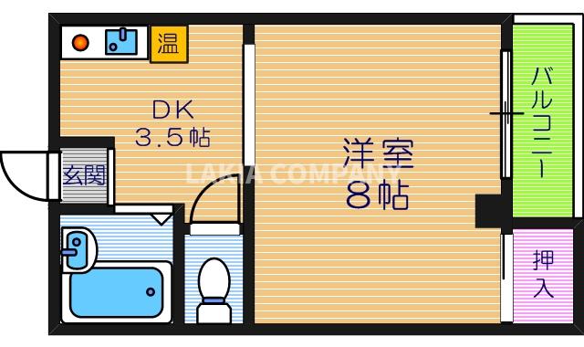 4階の間取り図