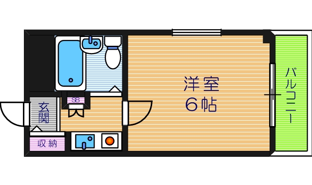 6階の間取り図
