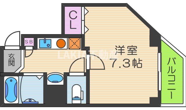 8階の間取り図