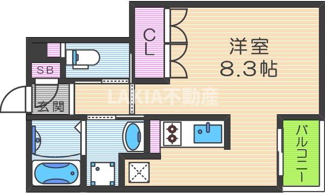2階の間取り図