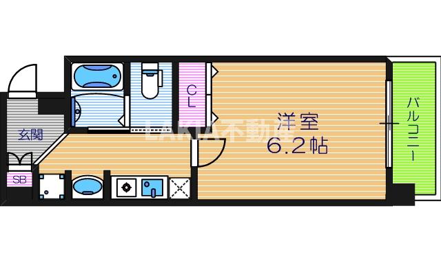 9階の間取り図
