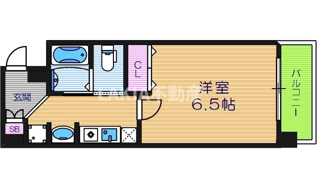 7階の間取り図
