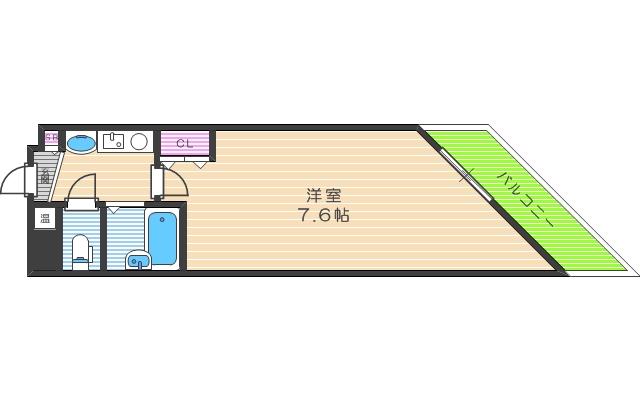 6階の間取り図