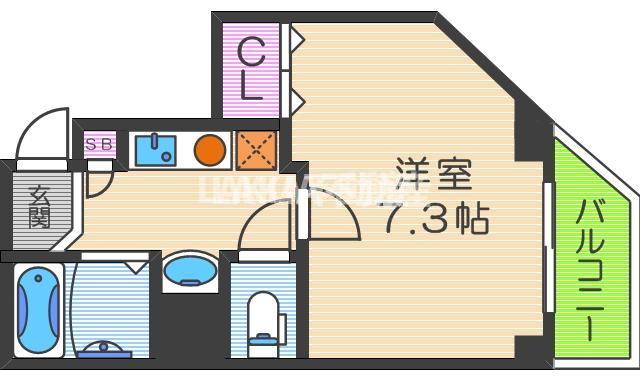 8階の間取り図