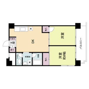 4階の間取り図