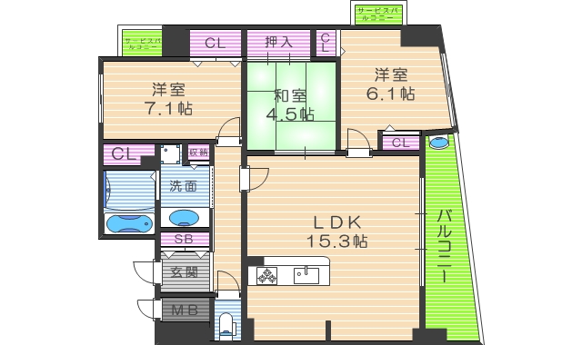 間取図